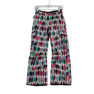 Boulder Gear Youth Girl's Ravish Ski SnowBoard Pants Size M Multi-Color‎ Print
